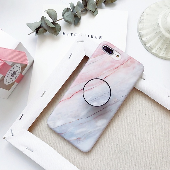 Accessories - NEW iPhone X/7/7+/8/8+ Marble case W/ Holder
